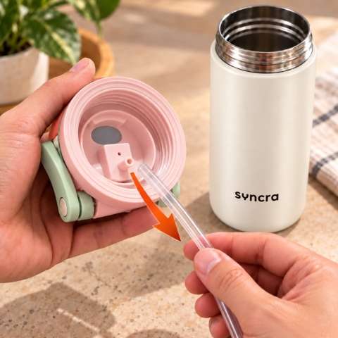 Kubek termiczny SYNCRA 750ml - Kremowy