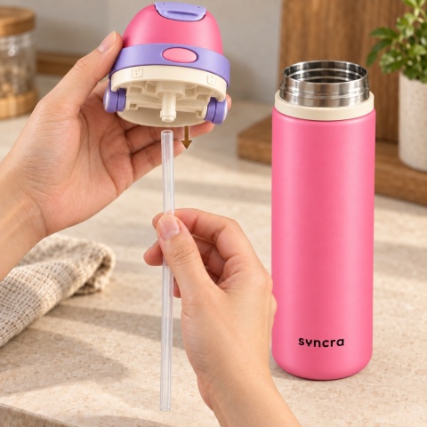 Kubek termiczny SYNCRA 750ml - Różowy